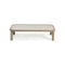 Grand Life Outdoor Rectangular Coffee Table  option Sand / Pickled Teak