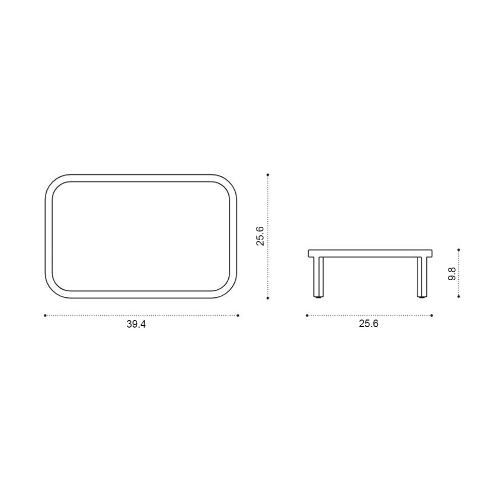 Grand Life Outdoor Rectangular Coffee Table
