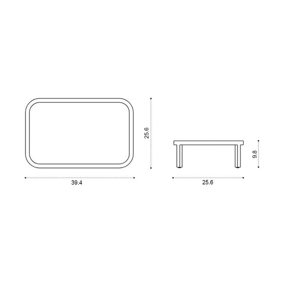 Grand Life Outdoor Rectangular Coffee Table