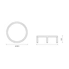Grand Life Outdoor Round Coffee Table