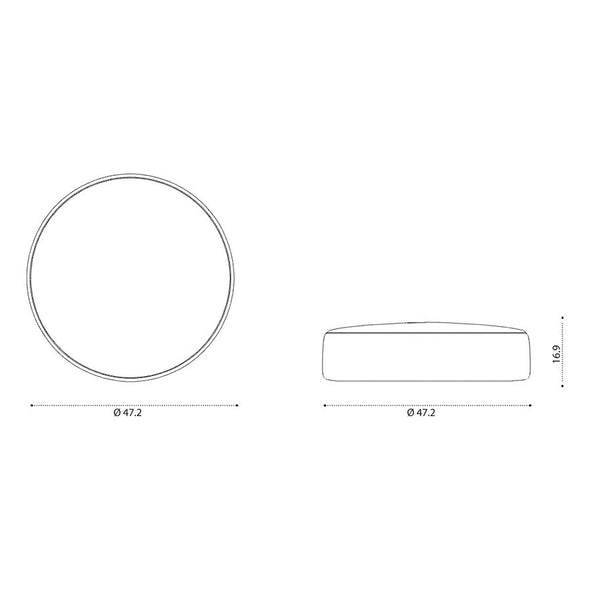 Isola Outdoor Round Pouf