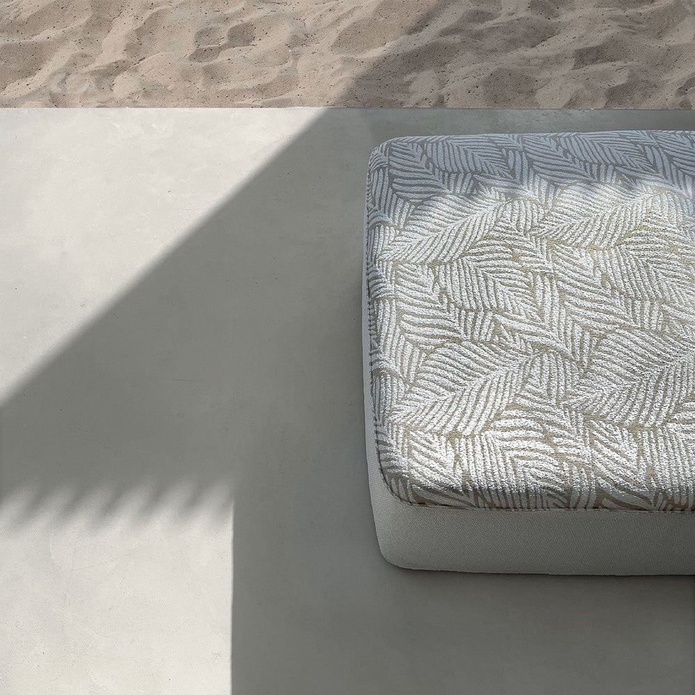 Isola Outdoor Square Pouf