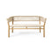 Kilt Outdoor 2-Seater Sofa  option Natural Teak / Sand