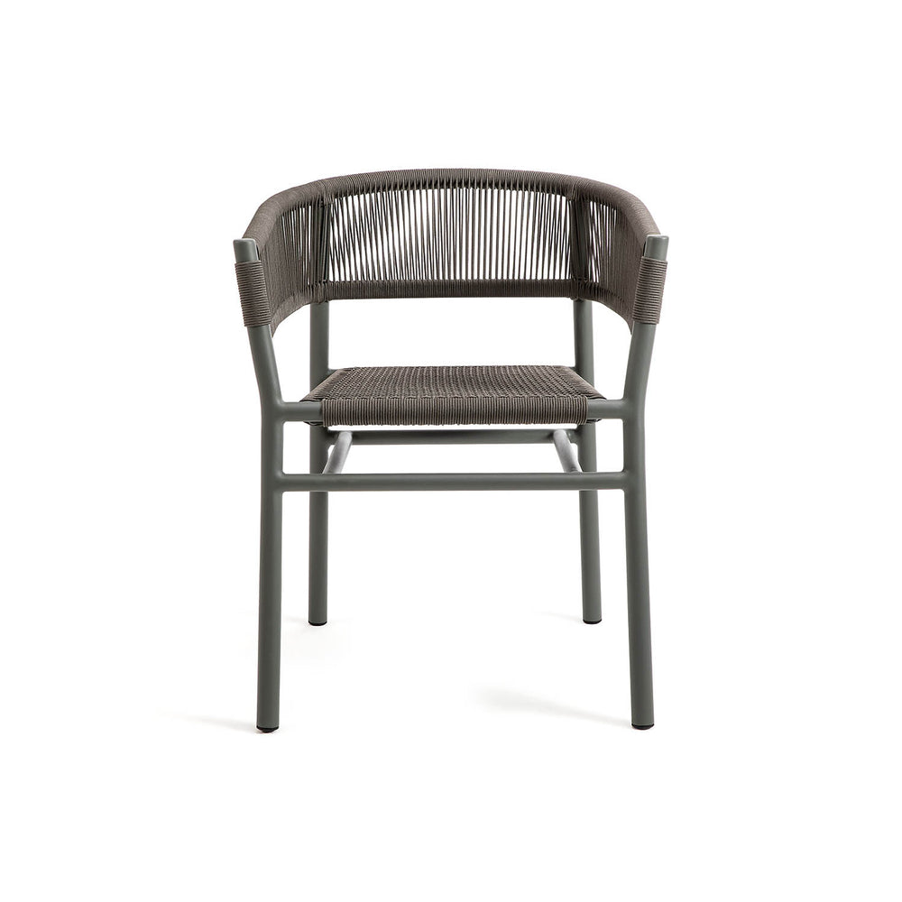Kilt Outdoor Aluminum Dining Armchair