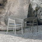Kilt Outdoor Aluminum Dining Armchair