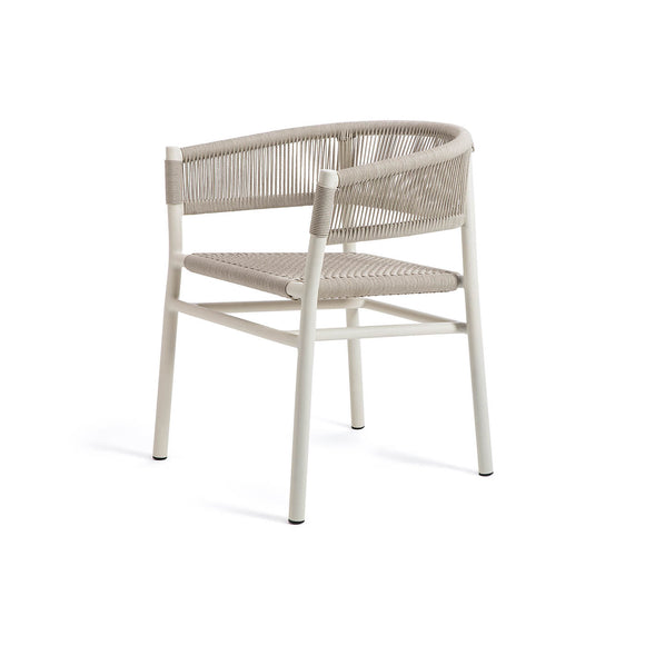 Kilt Outdoor Aluminum Dining Armchair