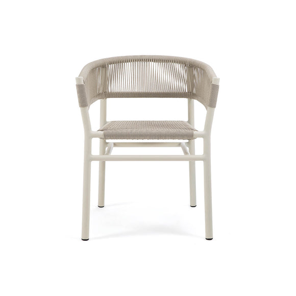Kilt Outdoor Aluminum Dining Armchair