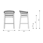 Kilt Outdoor Barstool