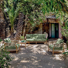 Kilt Outdoor Lounge Armchair with Cushion