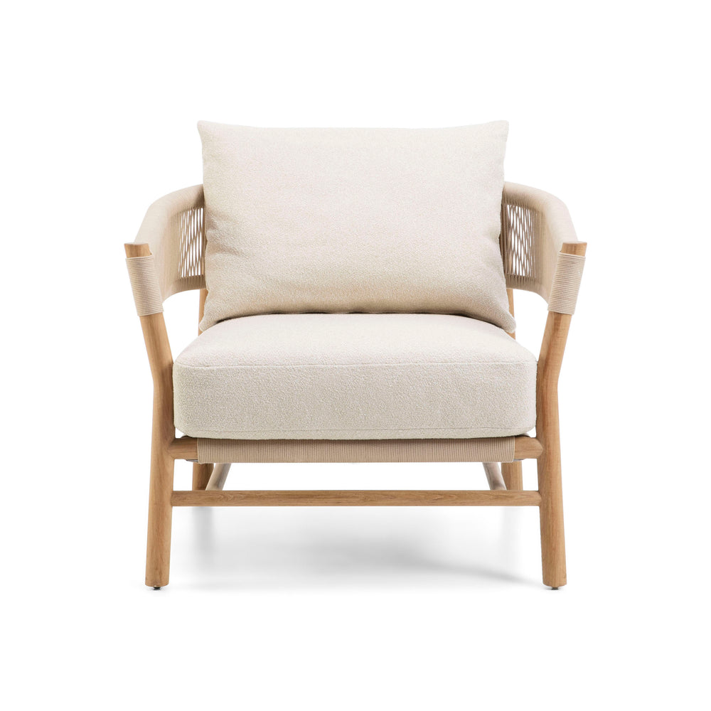 Kilt Outdoor Lounge Armchair with Cushion
