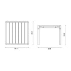 Kilt Outdoor Square Dining Table