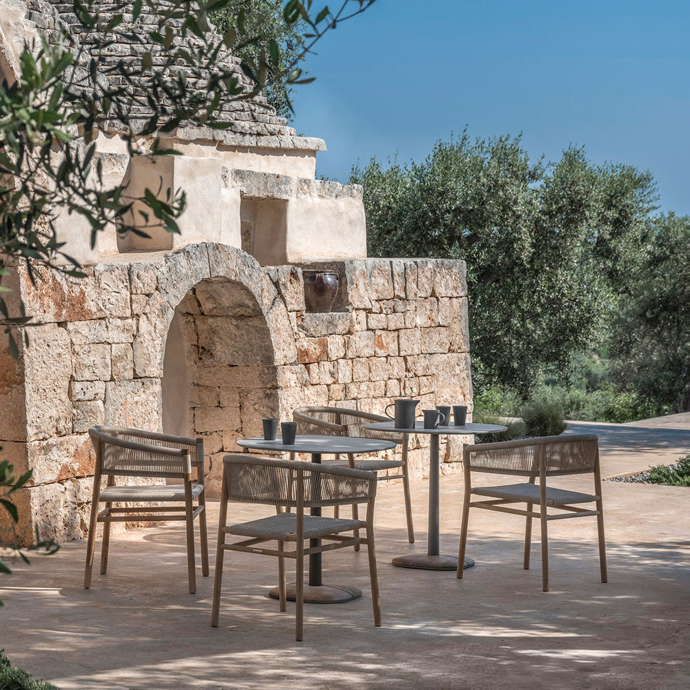 Kilt Outdoor Stackable Dining Armchair
