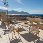 Kilt Outdoor Stackable Dining Armchair