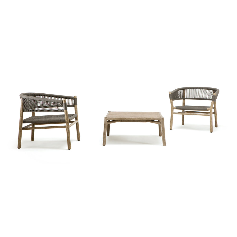 Kilt Outdoor Stackable Lounge Armchair