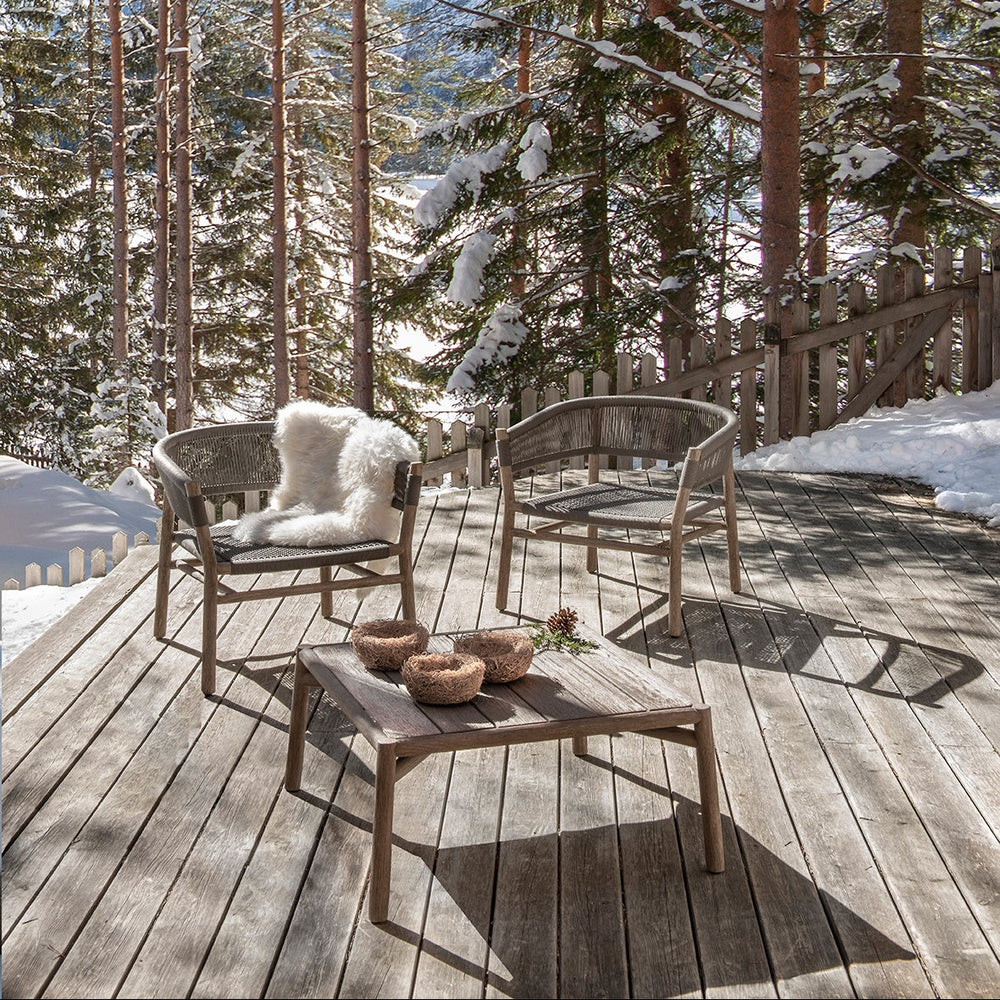 Kilt Outdoor Stackable Lounge Armchair