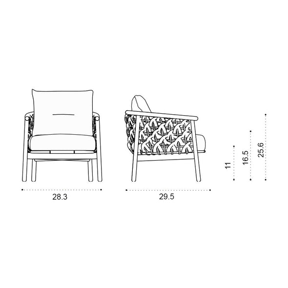 Patio Outdoor Club Armchair
