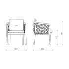 Patio Outdoor Dining Armchair