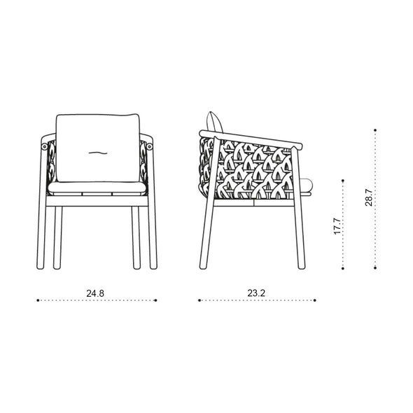 Patio Outdoor Dining Armchair