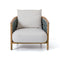Patio Outdoor Lounge Armchair  option Chair Only