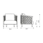 Patio Outdoor Lounge Armchair
