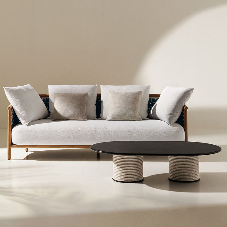 Patio Outdoor Oval Coffee Table