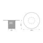 Patio Outdoor Round Dining Table