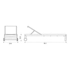 Sand Outdoor Ethitex Sunbed