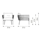 Venexia Outdoor Club Armchair
