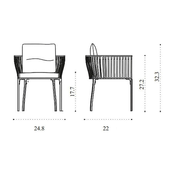 Venexia Outdoor Dining Armchair