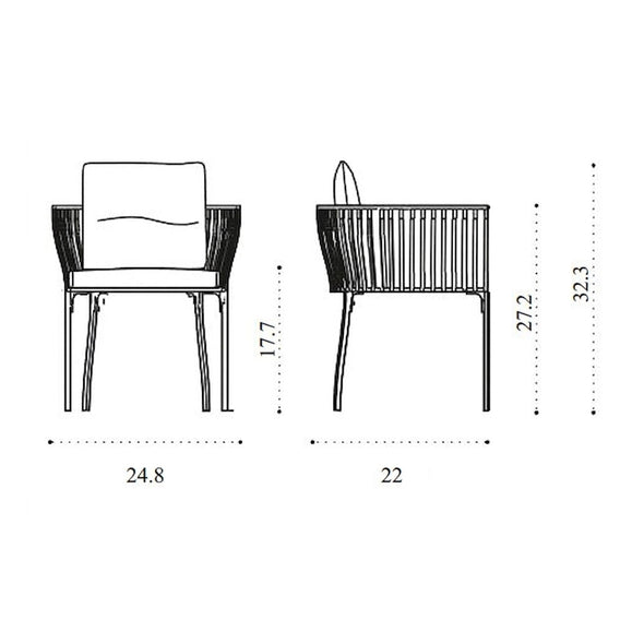 Venexia Outdoor Dining Armchair