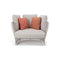 Venexia Outdoor Lounge Armchair  option Limestone White / Nature White