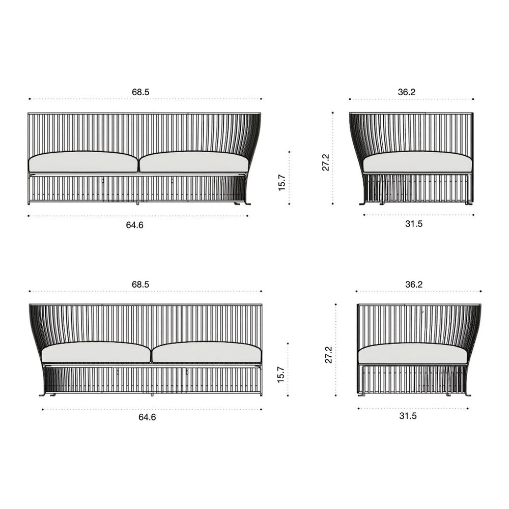 Venexia Outdoor Modular Sofa