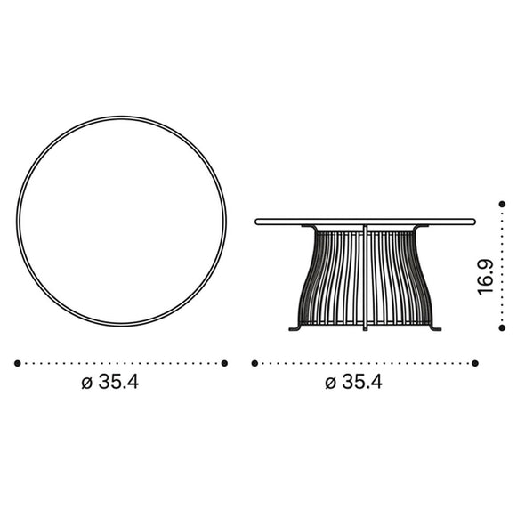 Venexia Outdoor Round Coffee Table