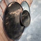 Aged Round Wall Mirror