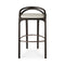 Aleta Bar Stool  option Beige Chenille / Bronze