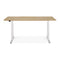 Bok Adjustable Desk  option Oak / White