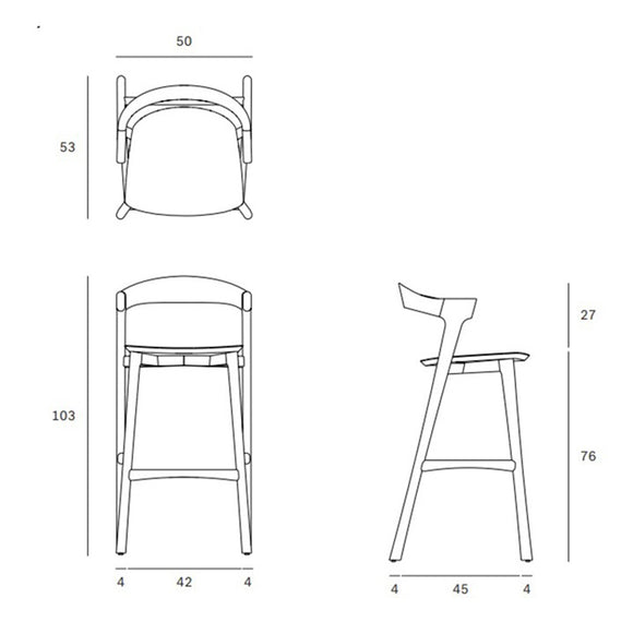 Bok Bar And Counter Stool