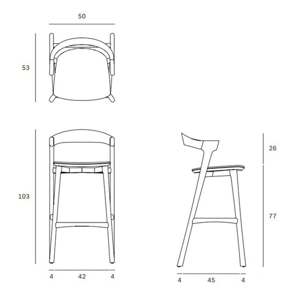 Bok Bar And Counter Stool