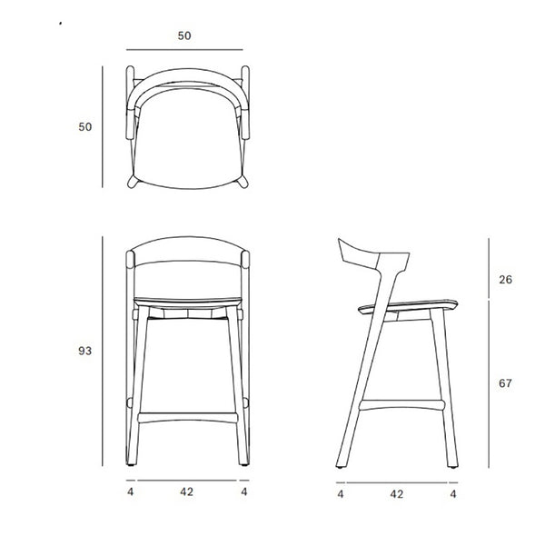 Bok Bar And Counter Stool