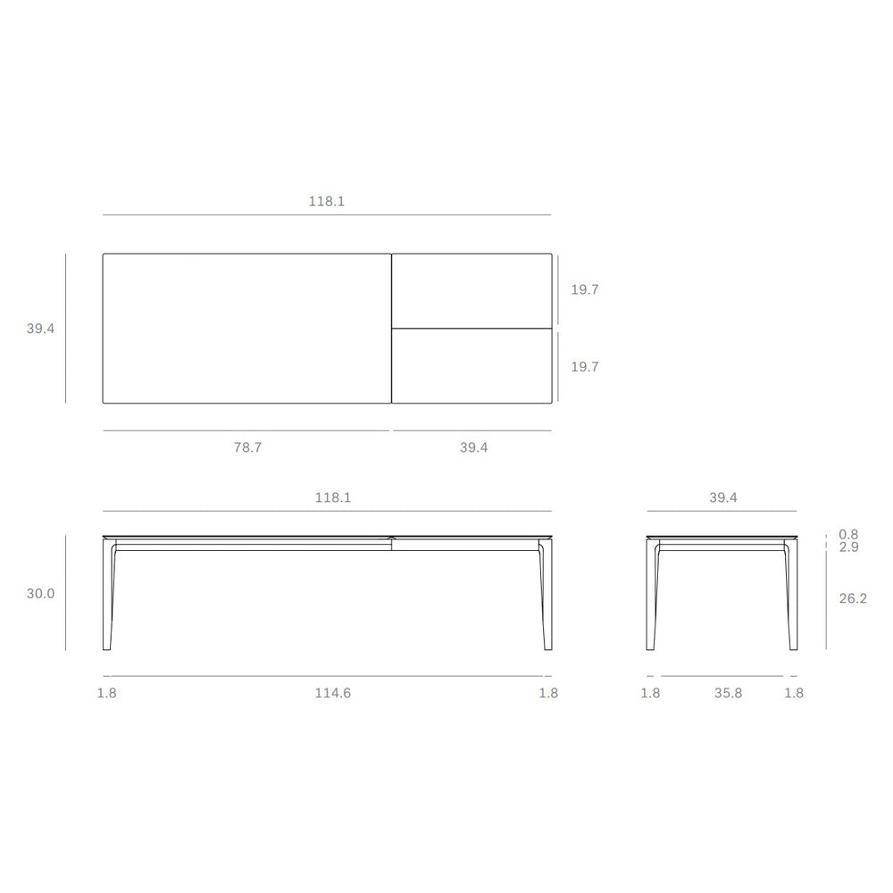 Bok Extendable Dining Table