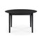 Bok Round Extendable Dining Table  option Oak Black