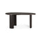 Boomerang Desk  option Dark Brown Mahogany / Small: 63 in width