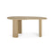 Boomerang Desk  option Oak / Small: 63 in width