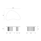 Boomerang Outdoor Coffee Table