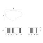 Boomerang Outdoor Coffee Table