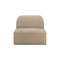 Bulky Lounge Chair  option Almond