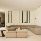 Bulky Modular Sofa Set with Footstool