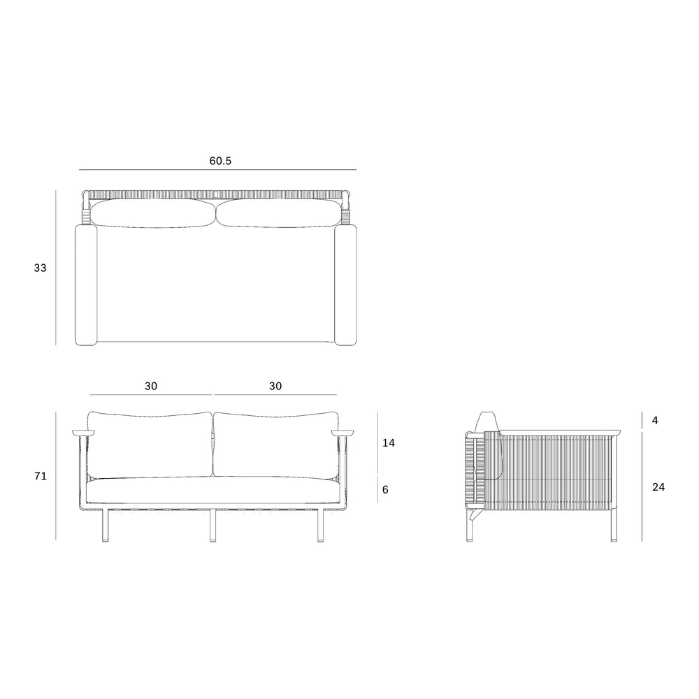 Corbey Outdoor Sofa