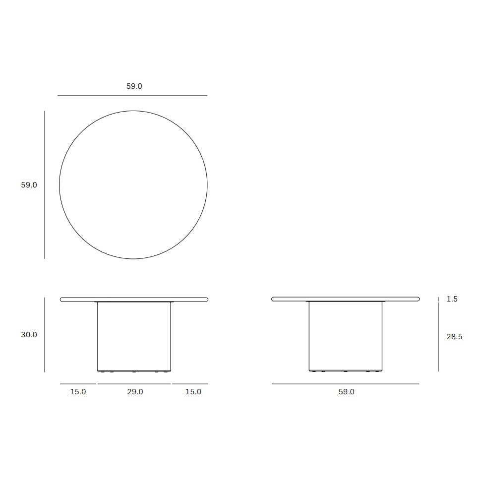 Elements Round Dining Table