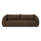 Figur 3-Seater Sofa  option Chocolate